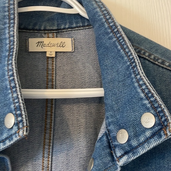 Madewell Denim Southlake Military Jacket (sold out online!) - Picture 2 of 8